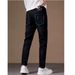 Men's Clothing Jeans Large Size Trendy Brand Fashion Trendy Brand Casual Elastic Small Straight Slim Trousers_viptrois.com