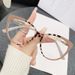 Unisex Accessories Cat Eye Retro Glasses Frame Fashion Personality Flat Glasses Street Shooting Anti Blue Light Glasses_viptrois.com