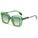 Men's Sunglasses Fashion Color Matching Large Frame Sunglasses Uv400 Cross Border Personality Cat Eye Ladies Fashion All Match New Style_viptrois.com
