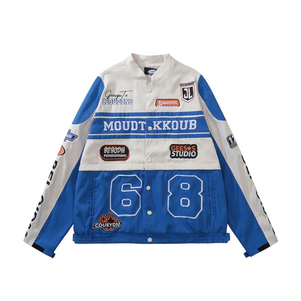 Men's Clothing 2025 spring street fashion men's jacket outerwear car machine style long sleeve youth lapel jacket supply wholesale_viptrois.com