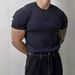 Men's Clothing Fashion High End T Shirt Men's Summer Sweater Breathable Casual Men's Short Sleeved Light Mature Men's T Shirt Top_viptrois.com