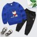 Children's Clothing Boys Spring New Cartoon Sweatshirt Set For Older Children Spring And Autumn Terry Cotton Sweatpants Two-piece Set_viptrois.com