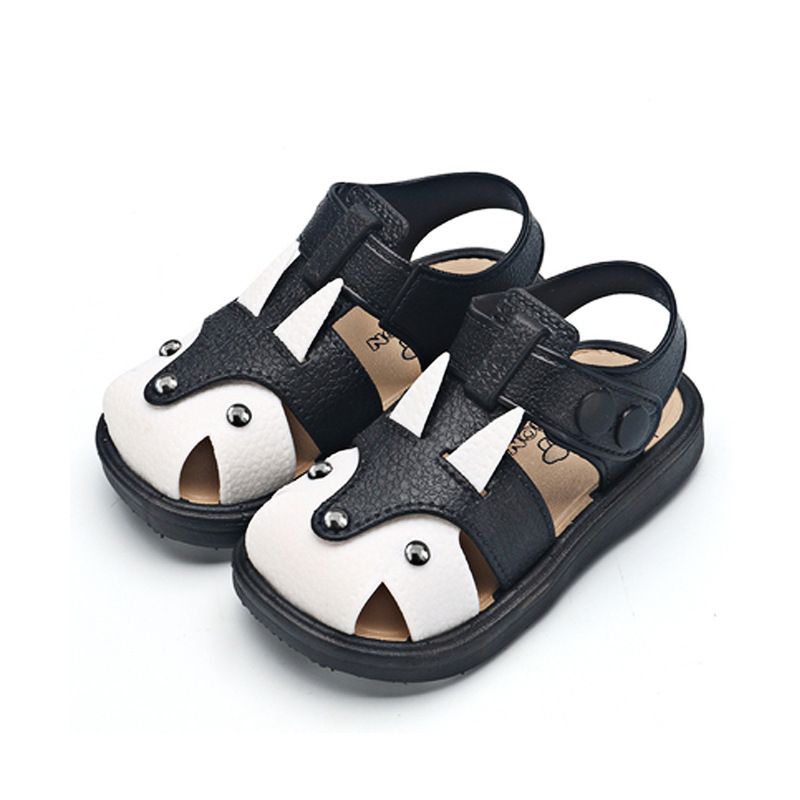 Kid's Clothing 2024 summer new children's sandals, beach shoes, boys' baby shoes, pvc cartoon children's shoes sandals_viptrois.com
