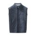 Pulse Autumn Winter New Sweater Cardigan Knitted Loose Plus Size Casual Sleeveless Fleece-Lined Vest Men's Knitwear_viptrois.com