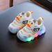 New Baby Luminous Cartoon Sports Shoes Boys And Girls Soft Soled Running Shoes Toddler LED Luminous Shoes Cartoon_viptrois.com