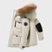 Men's Clothing Fake Fur Collar Trend Youth Hooded Workwear Outdoor Sports Assault Down Jacket Live Warm Versatile Jacket 205_viptrois.com