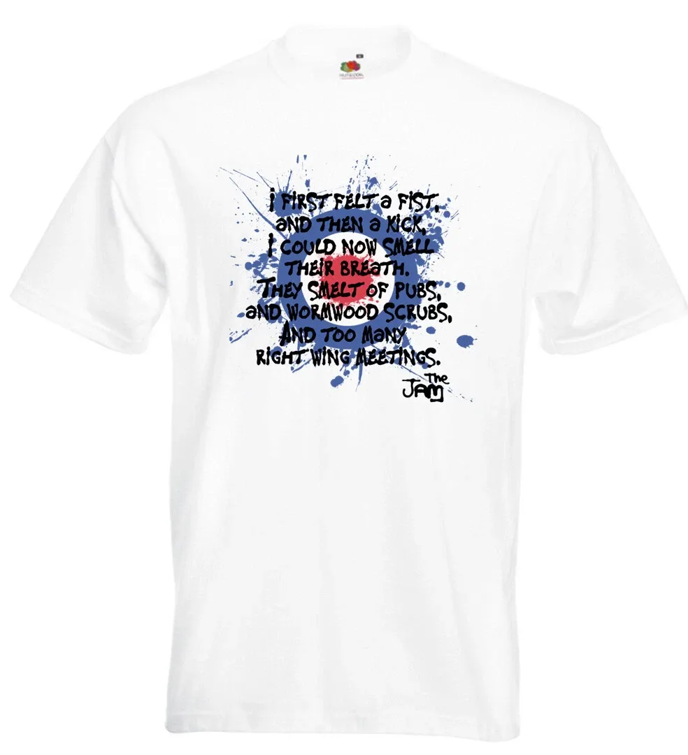 The Jam Down In The Tubestation Graffiti T Shirt Mens Womens Tees Top Paul Weller MOD_viptrois.com