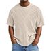 Men's Summer T Shirt Short Sleeved Casual All Match Tops_viptrois.com