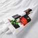 Men’s Short-Sleeve Shirt – Rose Print, Slim Fit, Breathable Cotton Blend, Modern Style_viptrois.com