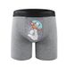 Pulse Cross-Border Exclusive European Size Men's Boxer Briefs Youth Funny Personality Printed Four-Corner Underwear Student_viptrois.com