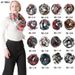Unisex Autumn and winter women's warm colorful check double-sided fringe check scarf_viptrois.com