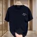 Men's Clothing Summer Trendy Printed Cotton Boys Short Sleeved T Shirt Summer New Round Neck T Shirt Versatile Men's Tops_viptrois.com