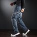 May Kaji European And American Style Jeans Men's Retro Nostalgic Loose Straight Jeans Men's Fat Plus Size Pants_viptrois.com