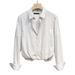 Letter Long Sleeve Shirt Loose Shirt Boys Summer Trendy All Match Casual Jacket_viptrois.com