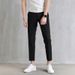 Men's Clothing Drape Trousers Nine Point Slim Summer Khaki Trousers Trendy Slim Fit Suit Straight Casual Trousers_viptrois.com