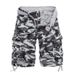 Men's Clothing Casual Camouflage Multi Color Work Shorts Large Size Multi Pocket Five Point Pants_viptrois.com
