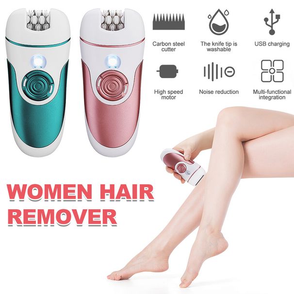 Electric Women Epilator Female Shaver Leg Body Hair Removal Chin Depilatory Gift_viptrois.com