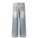 Men's Clothing Retro Reverse Wear Design Jeans Men's Loose Wide Leg Casual Straight Pants_viptrois.com