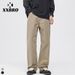 Men's Casual Khaki Chino Pants – Relaxed Straight Fit Utility Trousers With Streetwear Edge & All-Season Comfort_viptrois.com