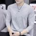Men's Spring Outfit New Pullover Round Neck Sweatshirt Casual Men's Long Sleeved T-Shirt Trend_viptrois.com