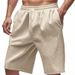 Men's Clothing Summer New Products Men's Casual Loose Corduroy Trend Beach Sports Shorts Beach Pants Men_viptrois.com