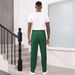 Men's Clothing Spring And Summer Men's Sports Trousers Straight Casual Fitness Trousers Patchwork Loose Running Sweatpants_viptrois.com