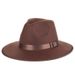 Shanghai Beach Xu Wenqiang Same Style Hat Wide Brim Hat Men And Women Stage British Gentleman Hat Wool Felt Hat Street Dance Hat_viptrois.com