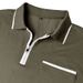Men's Summer Polo Shirt With Contrast Pocket – Slim Fit Cotton Blend Short Sleeve T-Shirt (10 Colors, S-Xxl)_viptrois.com