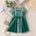 Mother & Kids European and American spring and summer style ins style girls' mesh outer shawl + suspender dress suit cross-border exclusive supply_viptrois.com