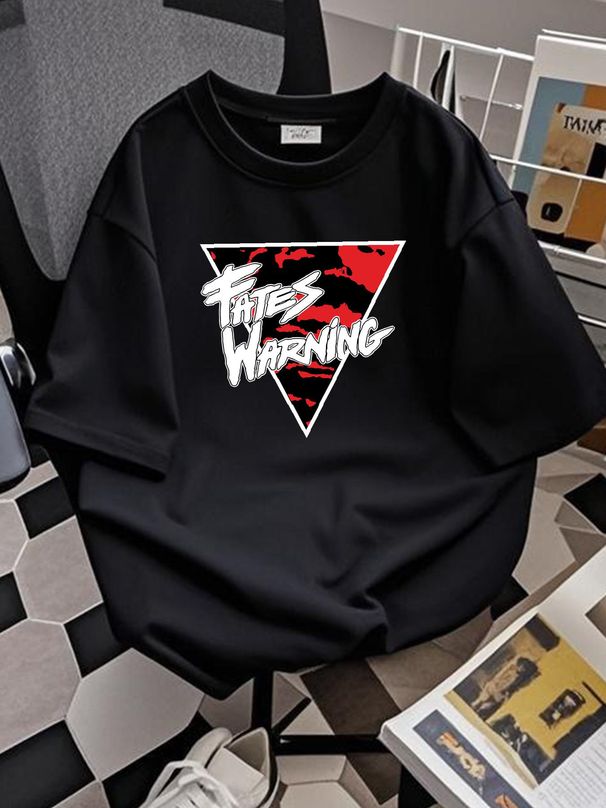 Vintage Fates Warning No Exit 1988 Tour T Shirt Rare Heavy Metal USA Homme Fashion Unisex Stretched Streetwear Slightly Breathable Soft Graphic_viptrois.com