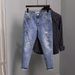 Men's Cropped Jeans New Summer Autumn Korean Style Trendy Slim Fit Versatile Design Pants_viptrois.com