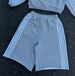 Unisex Striped Casual Hoodie Set With 3D Embroidery Design - Spring Couple Outfits In Grey (S/M/L/XL)_viptrois.com
