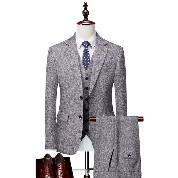 Men's Clothing Autumn And Winter New Suits Casual Wool Business Suits For Photo Studios Three Piece Suits_viptrois.com