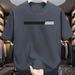 Men's Clothing Summer Loose Versatile Short Sleeved T Shirt Tops Paris Letter Print_viptrois.com