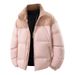 Padded Clothes Men's And Women's Corduroy Padded Clothes Thickened Padded Jackets Loose Stand-up Collar Couple Jackets_viptrois.com
