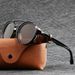Windproof Mountaineering Steampunk Style Round Retro Sunglasses For Men And Women Cycling Riding Motorcycle_viptrois.com