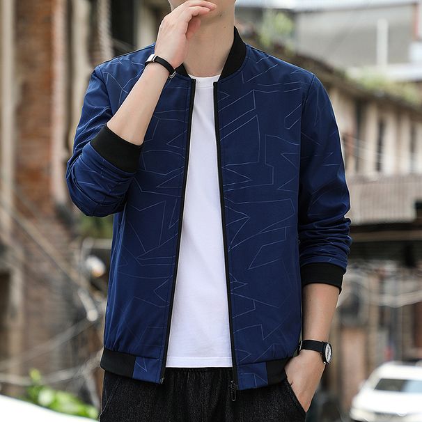 jacket Spring And Autumn New Men's Slim Jacket Fashion Men's Clothing_viptrois.com