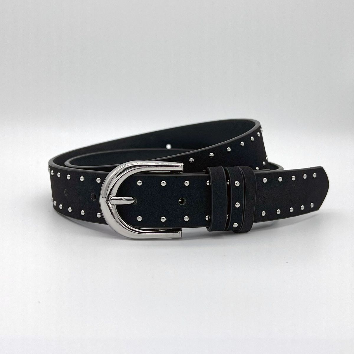 New Suede Rivet Simple Pin Buckle Belt For Women, Trendy And Versatile, Bestseller_viptrois.com
