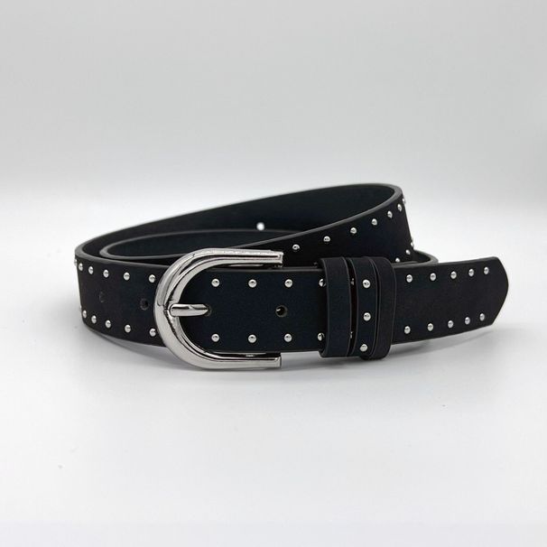 New Suede Rivet Simple Pin Buckle Belt For Women, Trendy And Versatile, Bestseller_viptrois.com