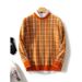 Loom 2024 Autumn Winter New Men's Clothing Houndstooth Knitted Casual Wool European American Plus Size Sweater_viptrois.com