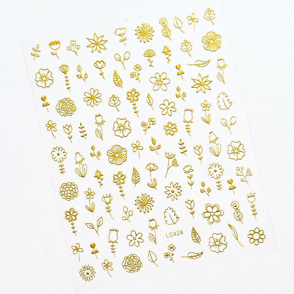 Japanese Style New Black Heart Nail Stickers - Ins Minimalist Line Love Stripes Nail Decals_viptrois.com