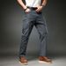 Men's Clothing Men's Retro Loose Fit Cargo Pants With Multi-Pockets - Stretchable Workwear Joggers In Black, Khaki, Army Green, Grey & Navy_viptrois.com