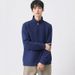 Men's Soft Comfortable Half-zip High Neck Sweatshirt - Casual Pullover Top For Everyday Wear (White, Black, Blue, Coffee)_viptrois.com
