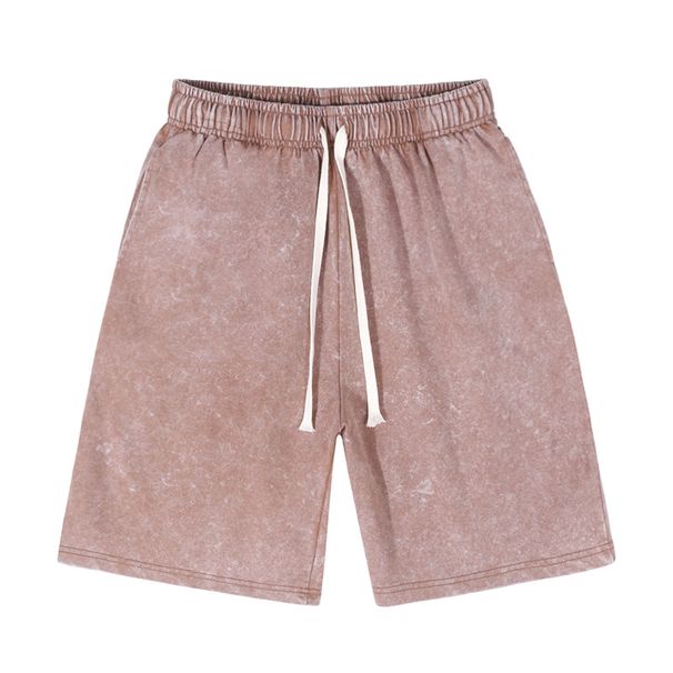 Men's Clothing Men's Shorts Washed And Distressed Casual Loose Edged Shorts Summer Wide Leg Outer Wear_viptrois.com