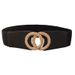 Fashion Women Elastic Waist Stretch Korean Style Versatile Dress Shirt Sweater Decoration Wide Waistband Belt_viptrois.com