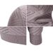Men's High Neck Knit Sweater – Winter & Autumn Loose Fit Casual Pullover (Dark Gray/Khaki/Navy Blue)_viptrois.com