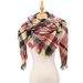 Unisex Bristle square folio shawl plaid tote scarf for women_viptrois.com