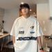 2023 New European American Brand Baseball Collar T-Shirt For Men, Half-Zip Short Sleeve Oversized Summer Trendy Brand,_viptrois.com