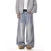 2026 New American Retro Washed Cleanfit Jeans Men's And Women's Trendy High Street Straight Versatile Loose Casual Wide-leg Pants_viptrois.com