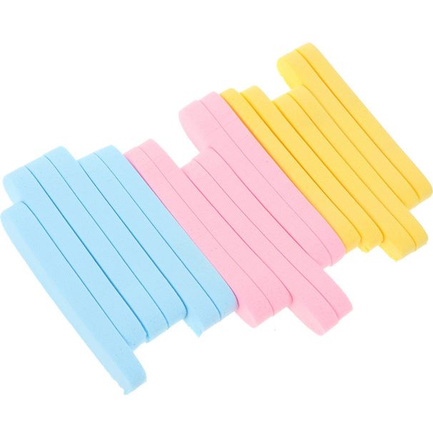 144 Pcs Cleansing Compressed Sponge Skin Scrubber Woman Face Exfoliating Pads_viptrois.com